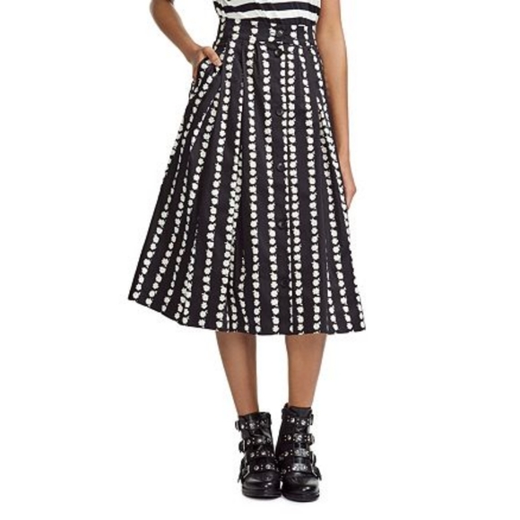 Maje Dresses & Skirts - Maje daisy midi button skirt